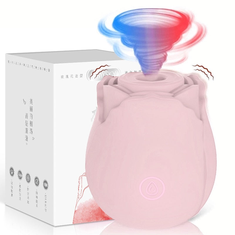 2- Rose | vibator toy vibrator for women silicone clitoris sucker rose shape sex toy nipples sucker 10 frequency clitoris stimulator